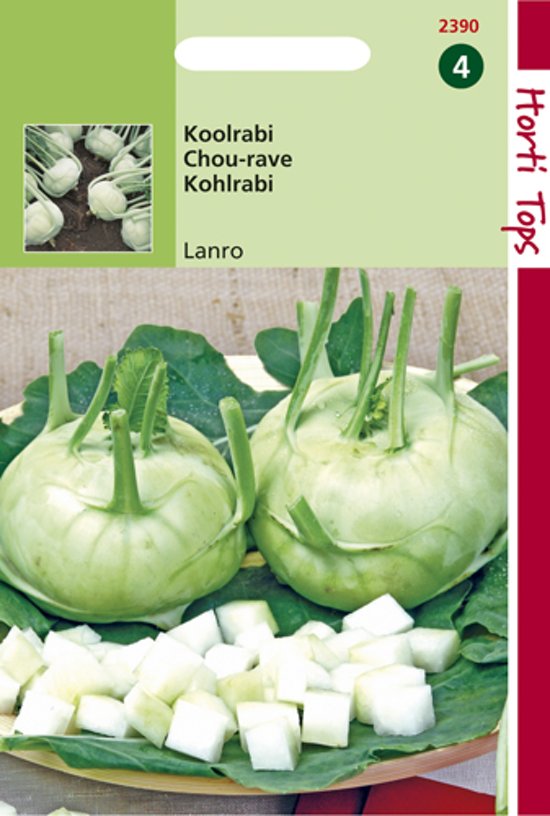 Koolrabi Lanro (Brassica) 450 zaden